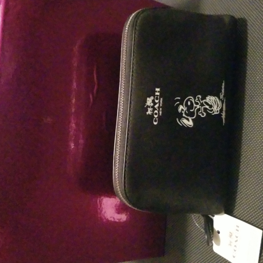 Coach × Peanuts cosmetic case
